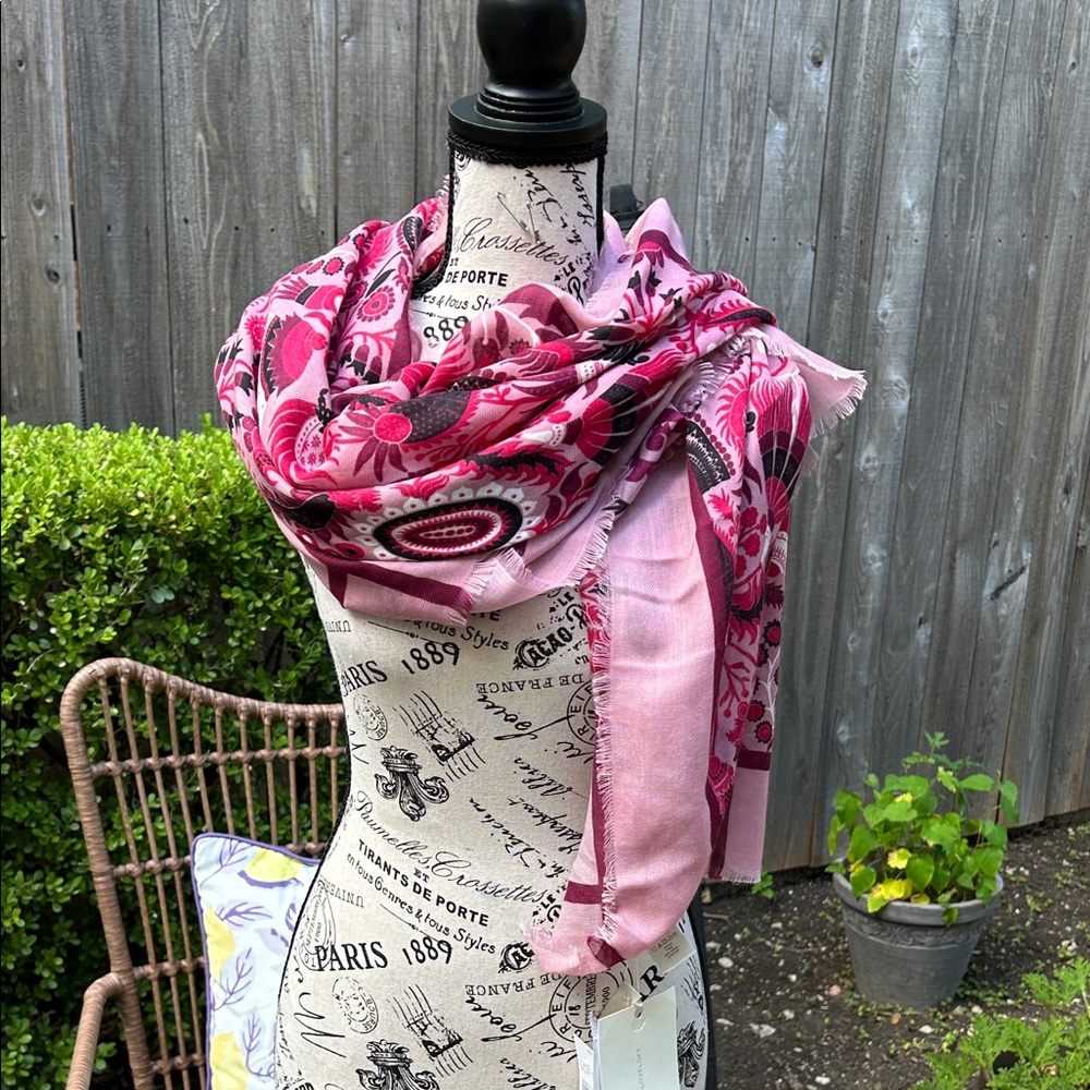 LOFT Vibrant Floral Scarf
